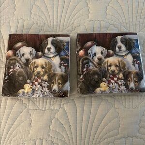 Adorable Puppies Decorative Napkins for decoupage and crafting